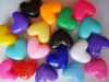 Heart shaped pony beads