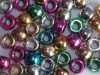 Metallic pony beads